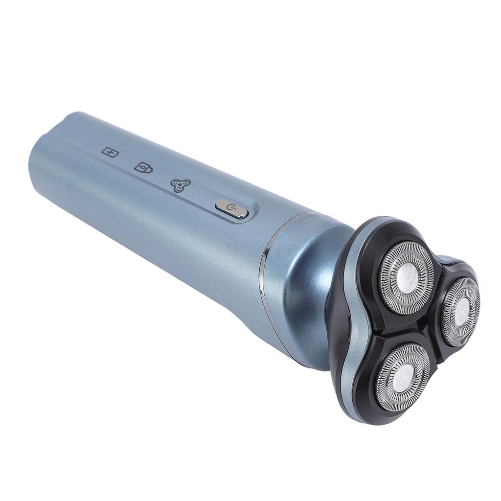 3 в 1 Электрический триммер для бороды Возвратно-поступательный 3-головочный триммер для бороды 600 мАч Моющийся для всего тела