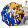 1 шт. Автоматический складной зонт Sonic - Компактная конструкция с 8 спицами, Прочный пластик и железо, Для ежедневного использования F010643