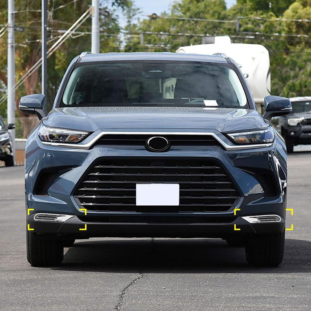 Для Toyota Grand Highlander 2023-2025 ABS Хром Накладка на противотуманную фару спереди 2 шт. Автоаксессуары