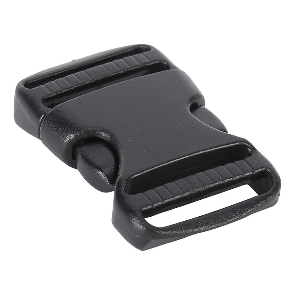 5Pcs Quick Release Buckle Plastic Dual Adjustable Strap Buckles Replacement DIY Craft for Backpack Black