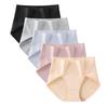 TDIOSN Cotton Deep Comfortable Leg Comfortable Plus Casual Size Women's Panties, Fit, Openings, Fit, Breathable, Breathable, Sizes, Butt-Lengthening