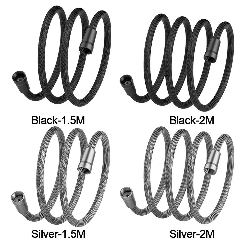 1.5/2 Meter Universal Interface Handheld Shower Hose Bath Shower Nylon Pipe  Bathroom Accessories
