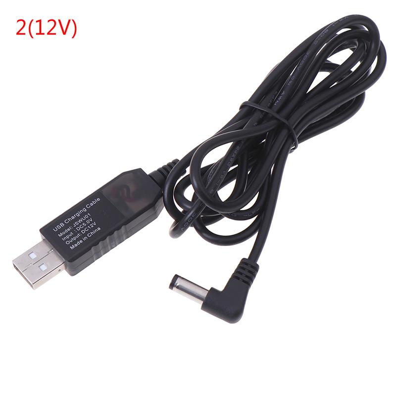 1 шт. Высококачественный USB DC 5 В в DC 9 В 12 В Повышающий Кабель с разъемом 2.1x5.5 мм Конвертер Провод
