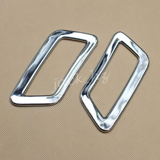 Для Nissan Qashqai X-Trail Rogue Sport Хромированная накладка на воздуховоды на приборной панели