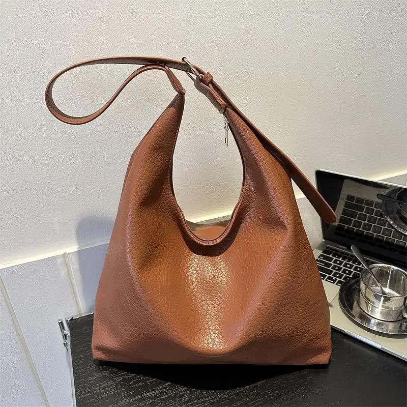 Fashion Leather Tote Bag for Women Trend Female Simple Large High Capacity Shoulder Bag Women Handbags Messenger Bags