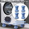 1/4Pcs Washing Machine Foot Pad Adjustable Height Slipstop Skid Raiser Mat Prevent Moving Furniture Foot Pad Dampers Stand