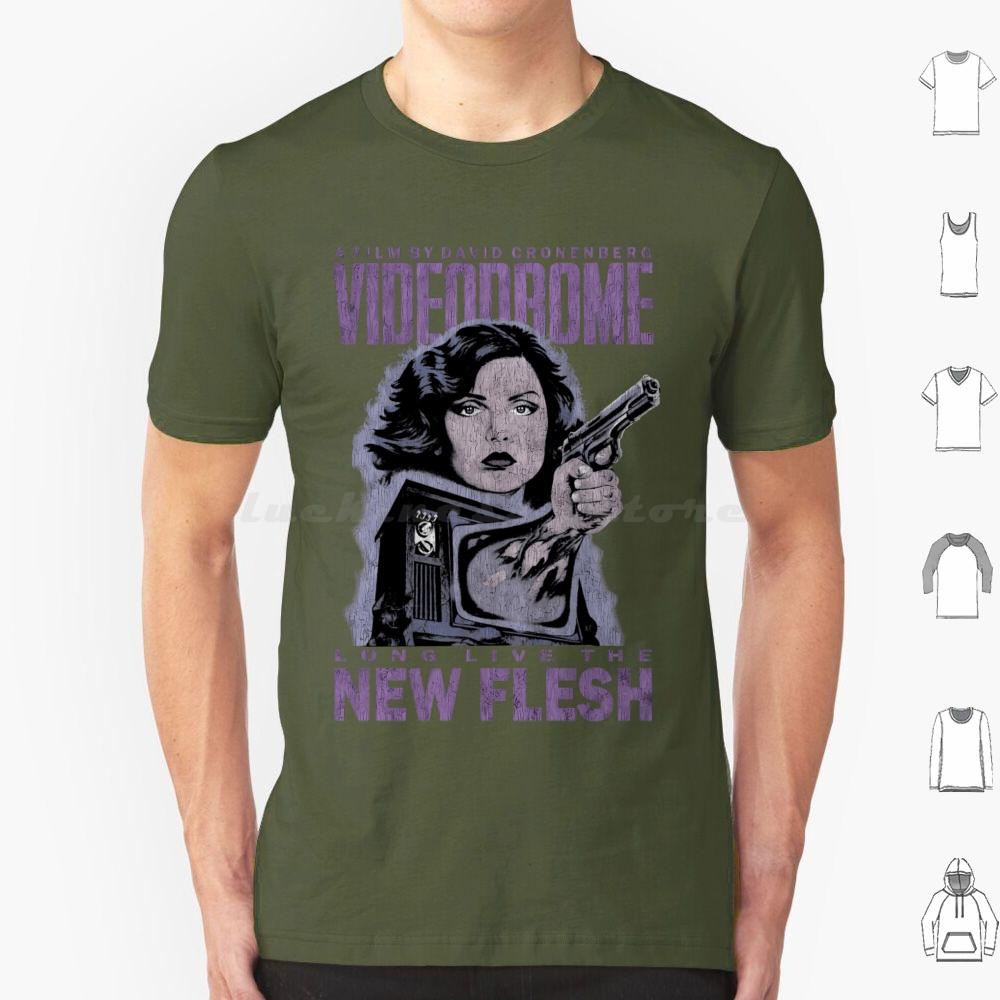 Videodrome Long Live The New Flesh T Shirt Men Women Kids 6xl Videodrome Horror David Cronenberg Movie Vhs Cronenberg 80s Sci