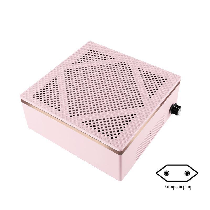 Портативный бесшумный пылесос для ногтей в японском стиле высокой мощности с настольным фильтром