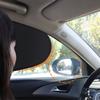 Комплект из 2 автомобильных солнцезащитных шторок для сидений водителя и пассажира, солнцезащитные шторки на окна, теплоизолирующие и охлаждающие