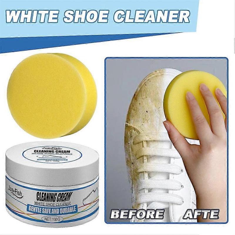 White Shoe Cleaning Cream Shoes Whitening Stain Remover Cream Cleansing