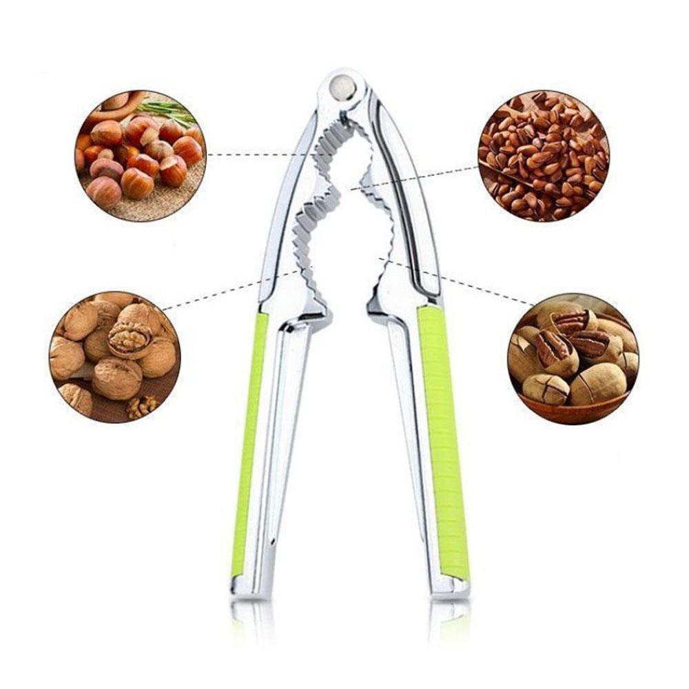 Многофункциональный кухонный инструмент, орехокол, шелушитель, орехокол, плоскогубцы, металлический открывалка, орехокол из нержавеющей стали
