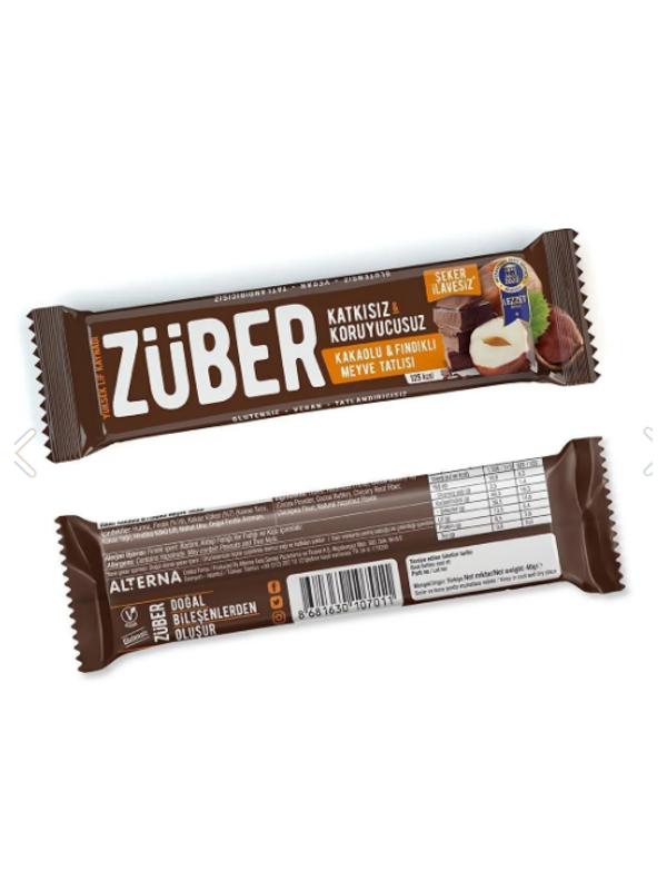 Фруктовый батончик с фундуком и какао 40г