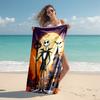 1pc Halloween Nightmare Mashup Microfiber Beach Towels Quick Dry Towel Sand Beach Towels Pool for Travel Swim Pool. S7290118