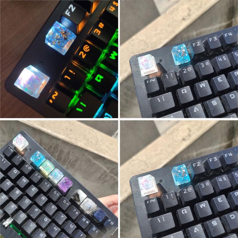 Запасные колпачки для клавиатуры Cherry MX Креативные Ручная работа Индивидуальные OEM Профиль R4 Смоляной колпачок 1 шт.