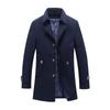 Мужское осенне-зимнее длинное пальто свободного покроя большого размера, мужская деловая куртка, мужская одежда