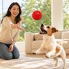 Rubber Dog Sound Ball Interactive Squeaky Dog Toy Easy To Clean Dog Chew Toy  Indoor Play