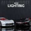 1/24 Benzs Vision GT Alloy Concept Sports Car Model Diecast Metal Racing Car Vehicles Model Simulation Sound Light Kids Toy Gift