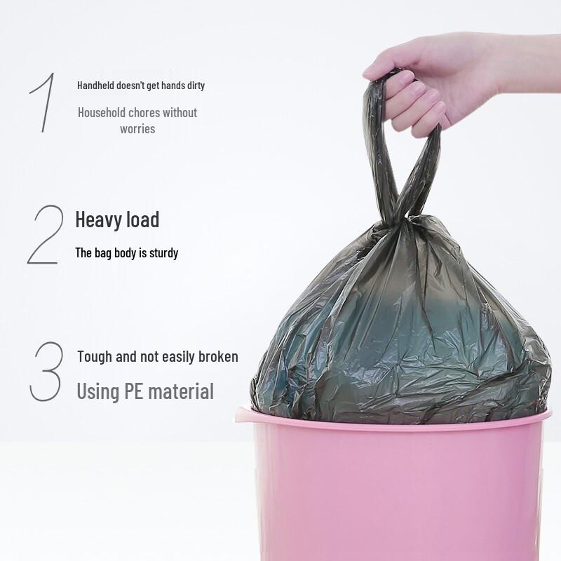 Miaojie Vest Style Tear-Off Household Trash Bags