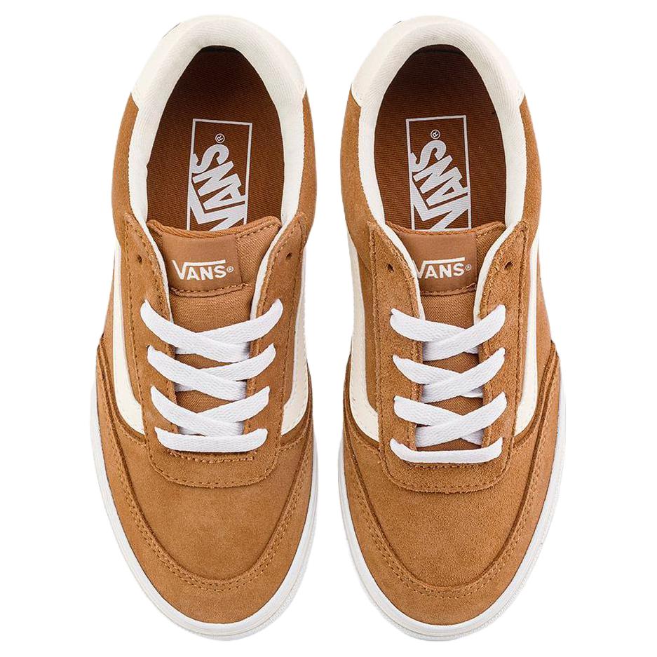 Vans Brooklyn LS Comfortable Soft Low-Top Skate Shoes Women Sneaker Brown VN000D7UGWT