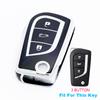 2/3/4 кнопки для Toyota Auris Corolla Reiz Avensis Verso Yaris Aygo Rav4 Scion TC IM TPU чехол для ключа автомобиля крышка пульт оболочка брелок