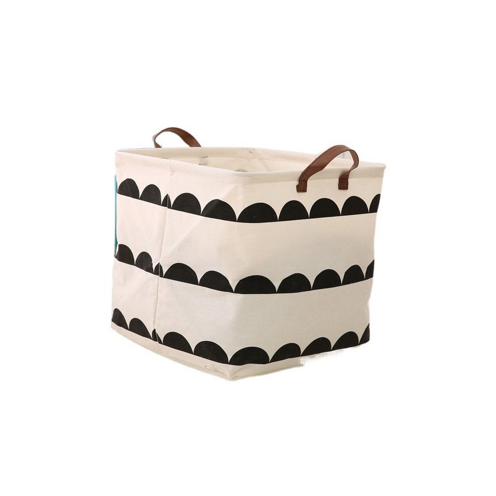Корзина для белья большой емкости из хлопка и льна, корзина для белья с милой печатью, настольная корзина для белья
