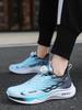 Модная спортивная обувь для мужчин Синяя дышащая беговая сетчатый верх Летняя распродажа Разноцветная Низкая цена Тренд 2025 В мужском стиле Повседневные кроссовки