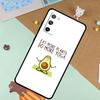 Авокадо Йога Забавный Рисунок Мягкий Чехол Для Samsung Galaxy S24 Ultra S9 S10 S20 S22 S21 Plus S23 FE S25 Ultra Funda Чехол
