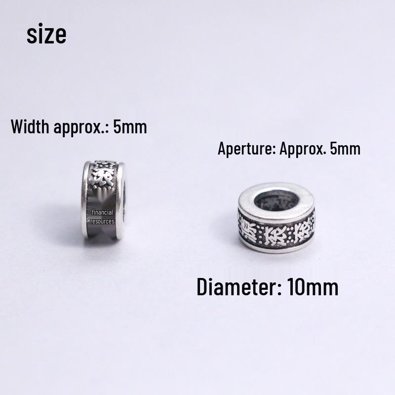 Не линяющий разделитель-бусина «Катящееся богатство» для плетения и нанизывания: Буддийские четки Кристалл Спичка, Круглое бегущее кольцо