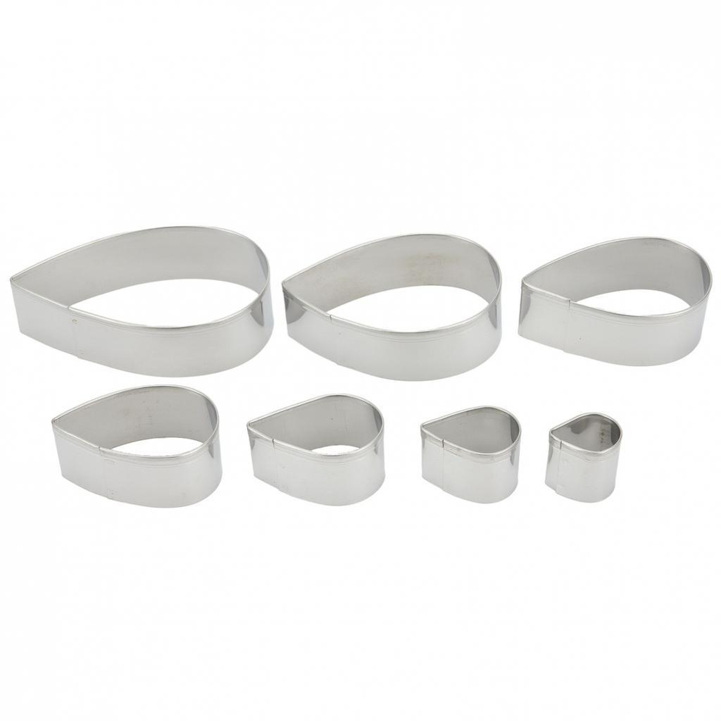 7 размеров вырубка лепестка розы для украшения цветов, высокое качество