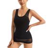 European & American Women's Breathable Waist Cincher Body Shaper Sleeveless Vest for Tummy Control & Sports Fitness