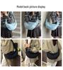 2025 New Fashion Pleated Dumpling Bag: Versatile, Casual Large Capacity Shoulder & Crossbody Bag