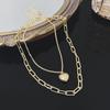 Корейское хип-хоп ожерелье: Трендовая унисекс цепочка для свитера, винтажные аксессуары 2024