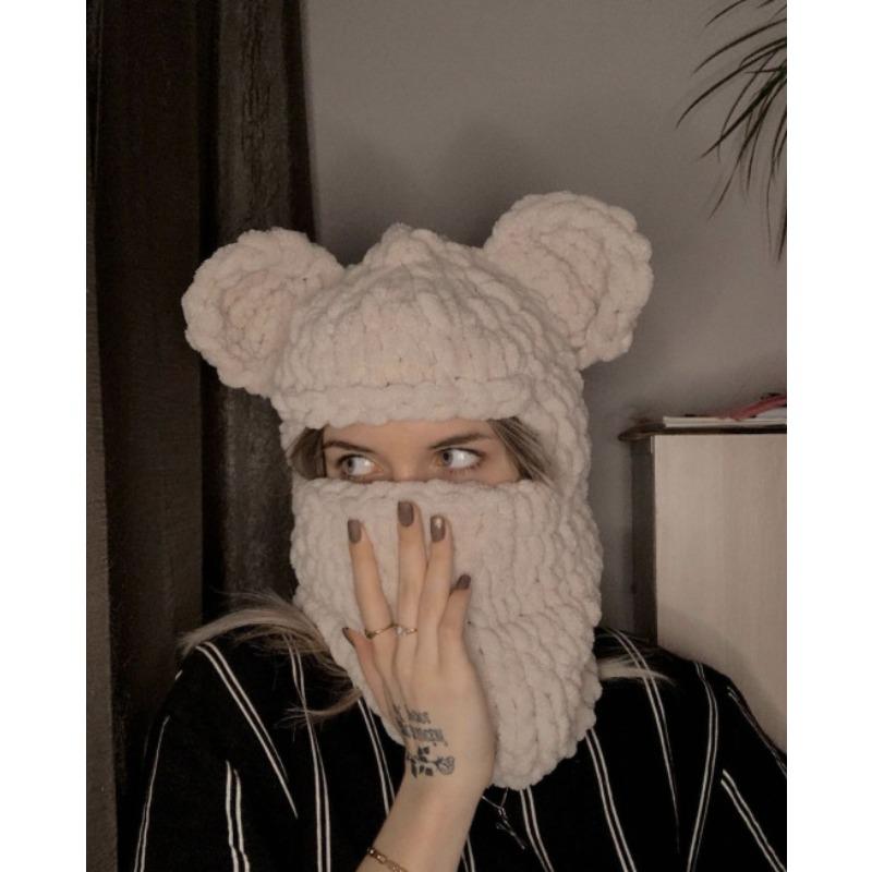 Весенняя новинка, чистая шерстяная шапка ручной вязки с узором Gossip, допаминовая шапка для взрослых