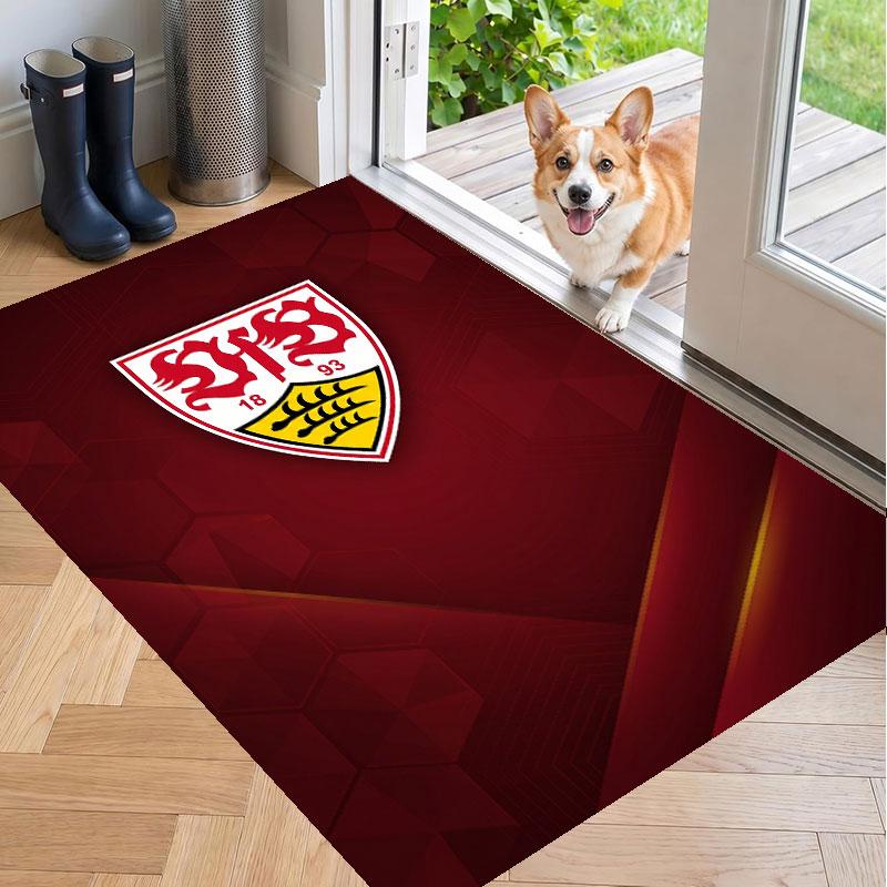 Soft Floor Carpet VfB Stuttgart Pattern Area Rug Decorative Mat For Home Room Decoration