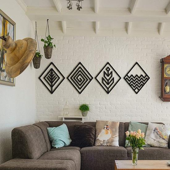 Деревянный настенный декор, художественные предметы, окрашенная отделка, толщина 4 мм, домашний декор для гостиной, спальни, элегантный и универсальный