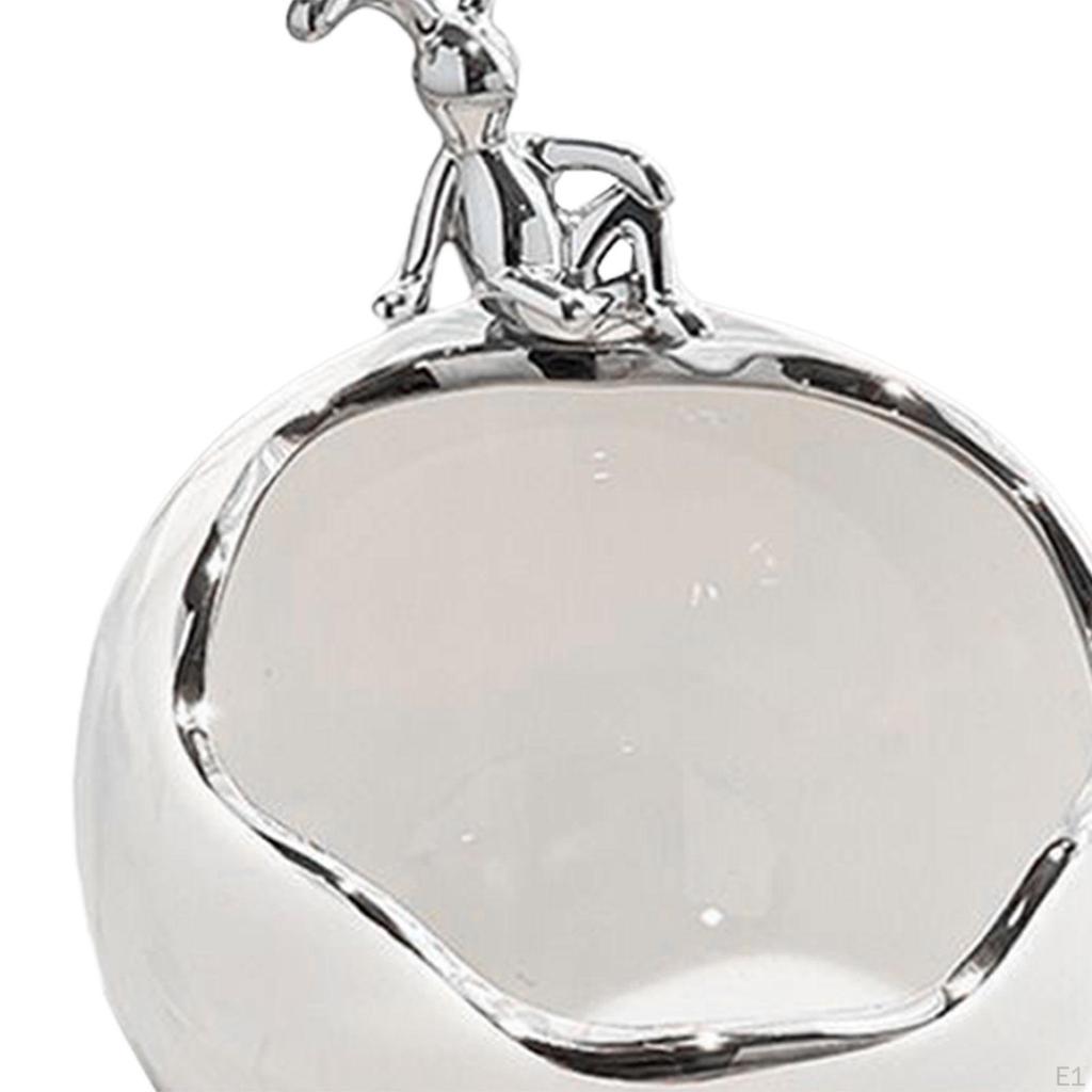 Ceramic Bunny Storage Box for Home and Office Decor