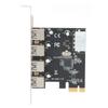 4-портовый USB 3.0 PCI Express на USB 3.0 PCIe карта USB3.0 конвертер NEC адаптер