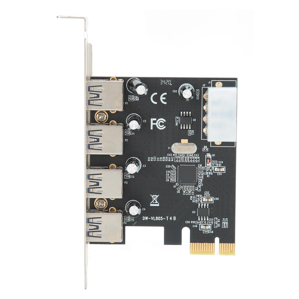 4-портовый USB 3.0 PCI Express на USB 3.0 PCIe карта USB3.0 конвертер NEC адаптер