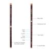 C Key Китайский традиционный инструмент Dizi Bitter Bamboo Flute с китайским узлом для начинающих