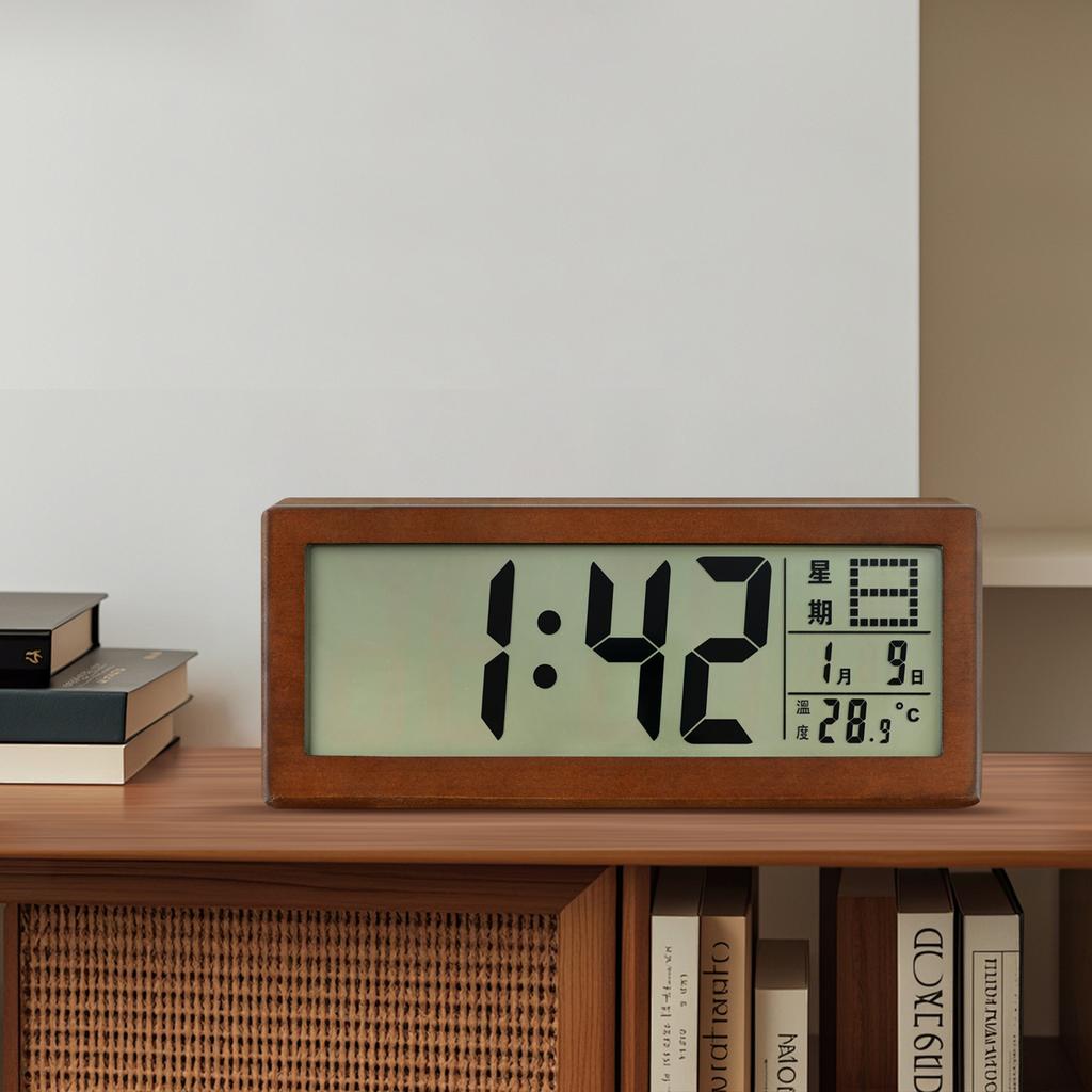 2025 new style solid wood mantel clock, creative, unique and elegant, a simple and modern decoration for living room tabletop