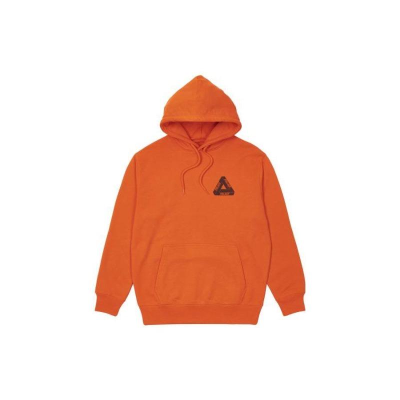 Palace Худи с логотипом на трехслойном капюшоне, унисекс, оранжевое PAL-SS22-238