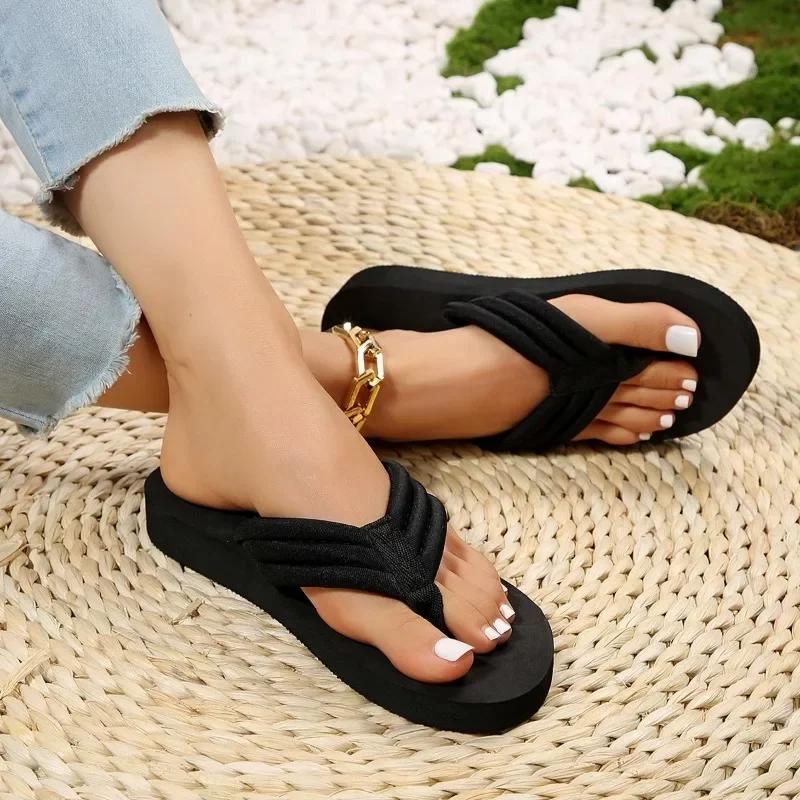 Flip Flop Women Platform Flip Flop Summer Bathroom Slippers Outdoor Beach Shoes Light Sandals Slides Women Shoes for Women