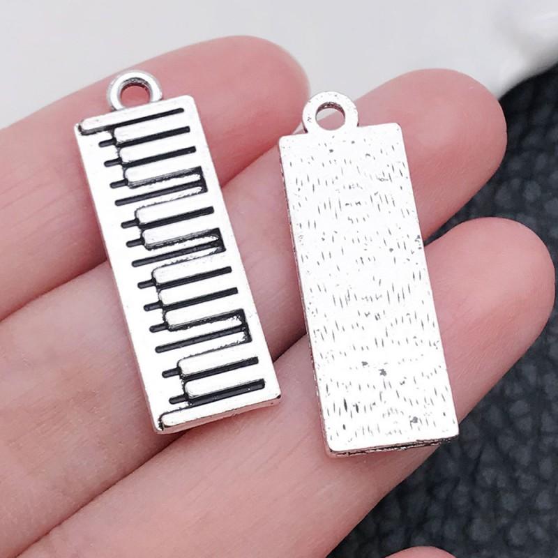 Vintage Music Instrument Charms Alloy Pendant DIY Bracelet Necklace Keychain Craft Jewelry Supplies