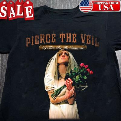 ТУРОВАЯ ФУТБОЛКА PIERCE THE VEIL 2024 Для взрослых S-4XL