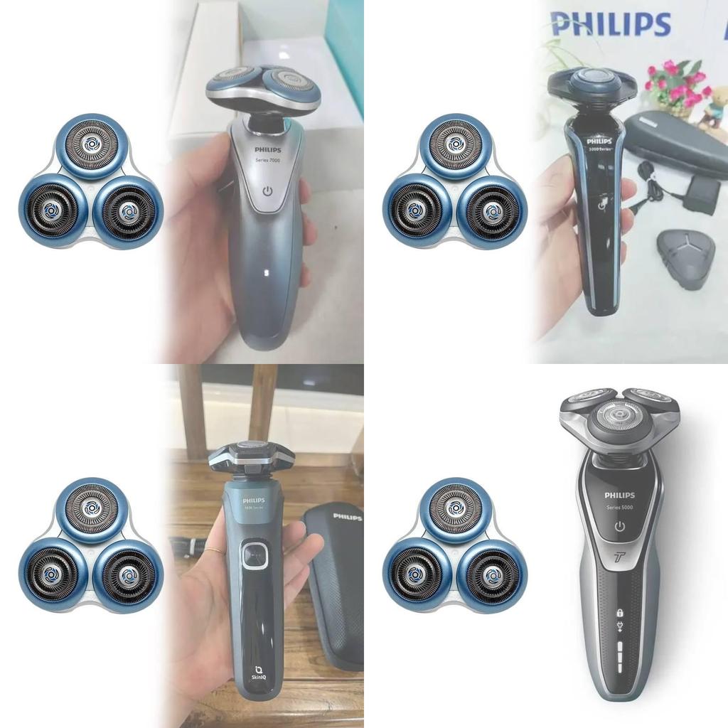 Для бритвенной головки Philips S7000 Сменное лезвие из материала Abs Steel Для мужчин Уход за собой