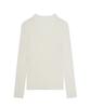 BARNEYS NEWYORK 26Осень/Зима 100% Ультратонкая Шерсть Цельновязаный Свитер Цвет Слоновой Кости