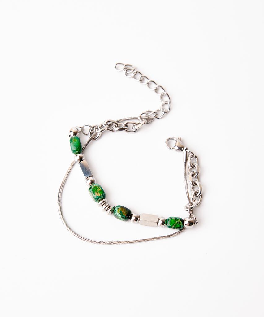 Браслет Dwse Paris Green Stone