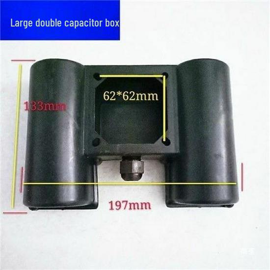 Single-phase Motor with Integrated Double Capacitor Junction Box for Air Pump Compressor