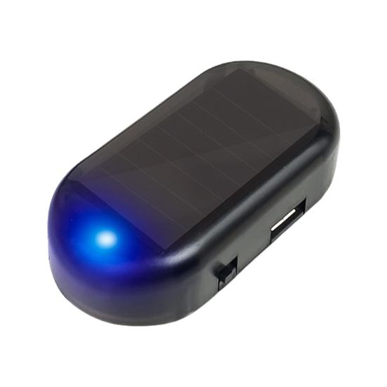 Car Solar Power Simulated Dummy Alarm Anti-Theft LED Flashing Security Light Fake Automotive Warning Lamp