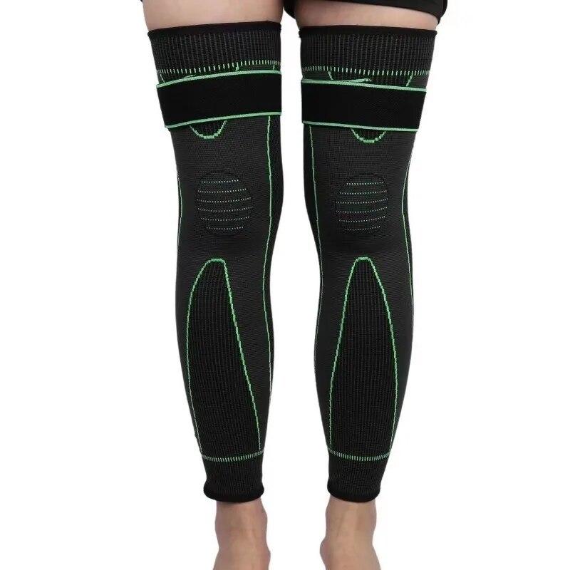 Расширенный кружевной наколенник Дышащий эластичный вязаный спортивный наколенник